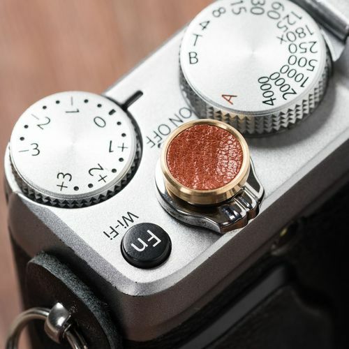 Cooper Leather Shutter Release Button F Fujifim XE4 XE3 XPRO3 X100F X100V Camera - Afbeelding 12 van 14