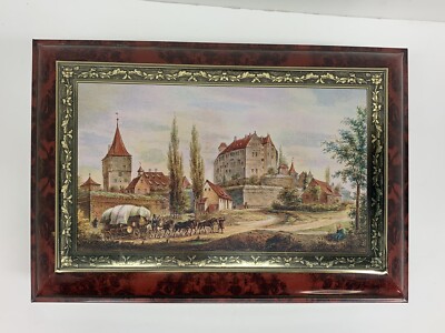 Cookie Tin Multicolor Bavarian Germany 1997 Henry Lambertz