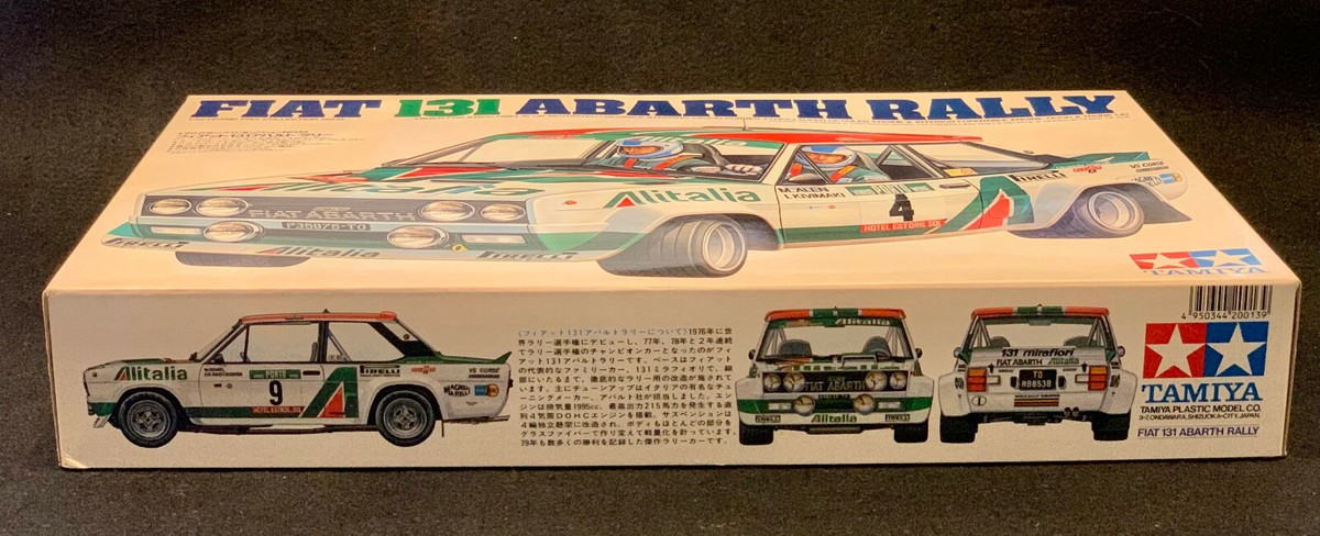 自動車 TAMIYA FIAT 131 ABARTH RALLY 1/20 Fiat 131 Abarth Rally 0lio Race Car 1/20 Tamiya