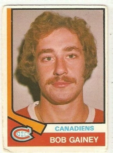 1974-75  OPC #388 BOB GAINEY ROOKIE CARD!!!