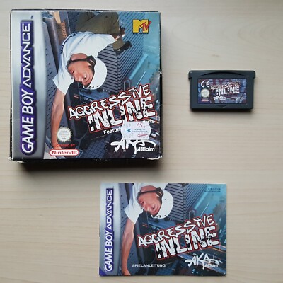 Aggressive Inline in OVP mit Anleitung Nintendo Gameboy Advance Spiel Boxed Game