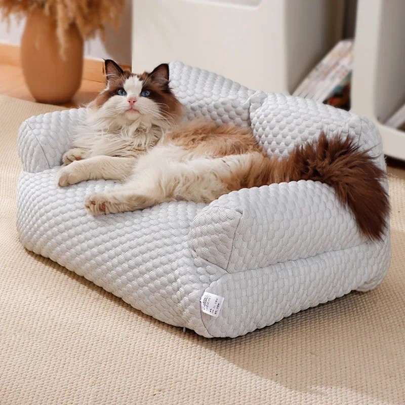 Premium Waterproof Pet Sofa Bed Removable & Washable for Cats and