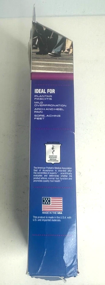 Plantilla ortopédica Powerstep SlimTech 3/4 de longitud talla F, M 12-13,5, W 14-15 1/2 Foto 2 de 4