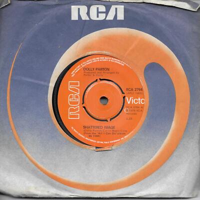 Dolly Parton Shattered Image UK 45 7'' single +Picture Sleeve +I'm A Drifter
