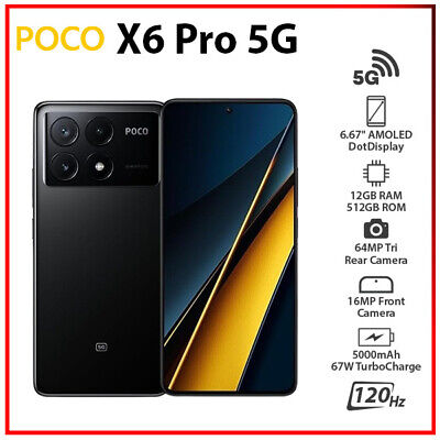 Xiaomi Poco X6 Pro with 512GB internal UFS 4.0 type storage 2024