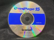 ScanSoft OmniPage 15 PC CD with key (Not Professional)