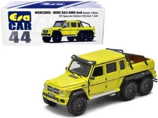 Mercedes Benz G63 AMG 6x6 Pickup Truck Yellow 1:64 Model - Era Car MB206X6RF44