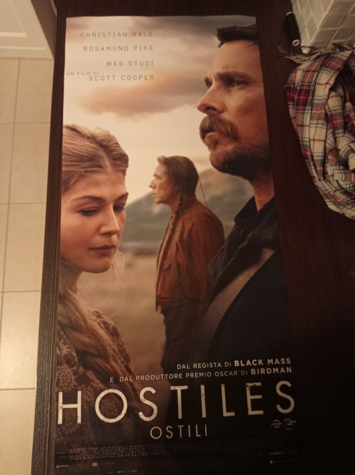 Locandina originale film Hostiles (2017) - Regia di Scott Cooper