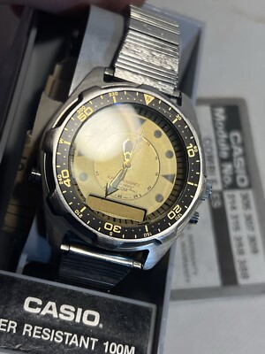 Casio AMW-320C Champagne Dial Mens Watch Also known as the 