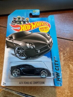 2014 Hot Wheels HW City Alfa Romeo 8C Competizione #29 (Bad Card)