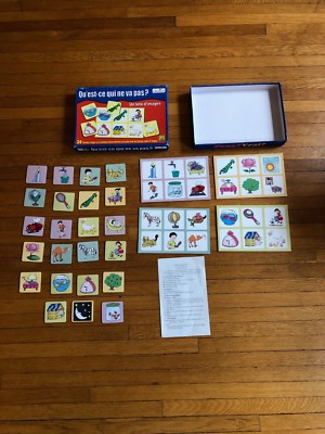 Qu'est-ce qui ne va pas? (What's Wrong) Early French Childhood Learning Game