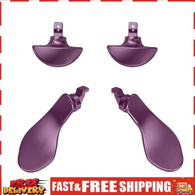 4pcs Metal Replace Back Tab Wear-resistant Replacement for PS5 Elite Controller 
