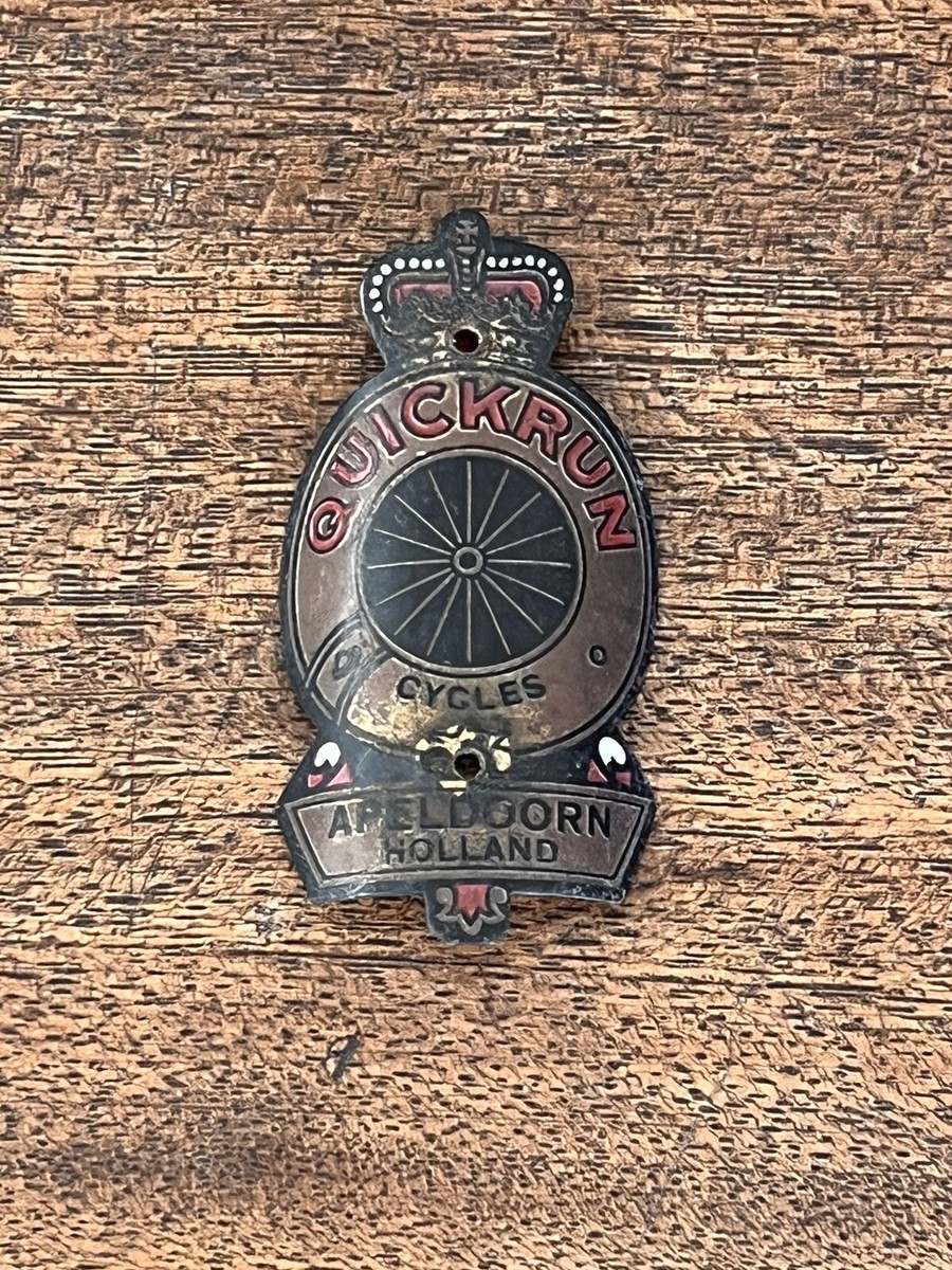 Plaque de Velo Cycles H.SALAMAGNE - Old Bike Head Badge - No