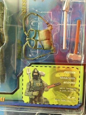 Vintage 2002 bbi Elite Force 1/18 - Navy SEAL Breacher (NIP) | eBay