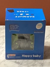 Baby Banz EM009 Plastic Hearing Protection Earmuffs for Infants - Lime Green