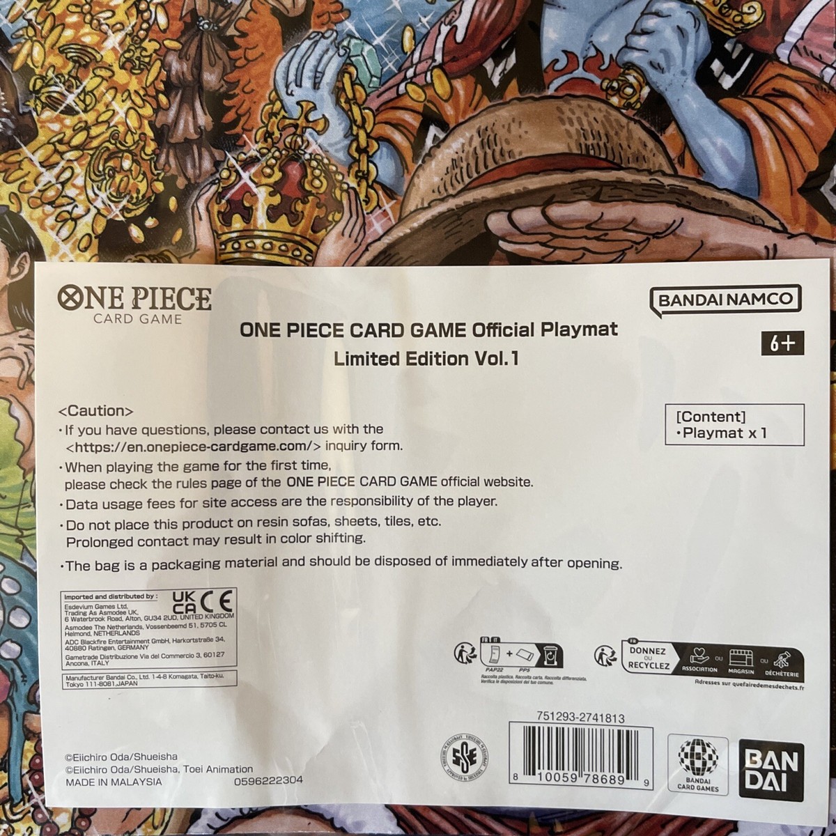 One Piece Card Game - Official TCG Playmat - Limited Edition Vol. 1 | eBay One Piece Card Game - Official TCG Playmat - Limited Edition Vol. 1 | eBay