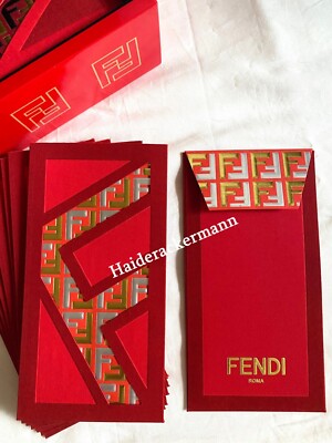Fendi 2023 FF jewelry box & envelope for first casa mania