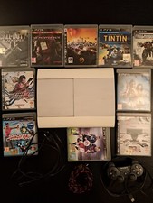 PLAYSTATION 3 PS3 bianca da 500gb di memoria (cavi inclusi) + JOYSTICK + GIOCHI