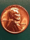 1954-S Lincoln Wheat Back GEM RED BRILLIANT UNCIRCULATED see Pics Nice Coin