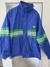 adidas Herren Windbreaker Jacke M blau/grün/...