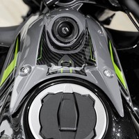 Aufkleber 3D Motorrad Kompatibel Mit Kawasaki Z 650 2024 Schwarz SchlüSselzone