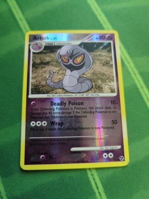 Pokémon Arbok Reverse Holo Card 33/106 Great Encounters Series