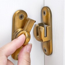 Brass 90/180 Degree Sliding Door Latches,Zinc Alloy Flip Latch