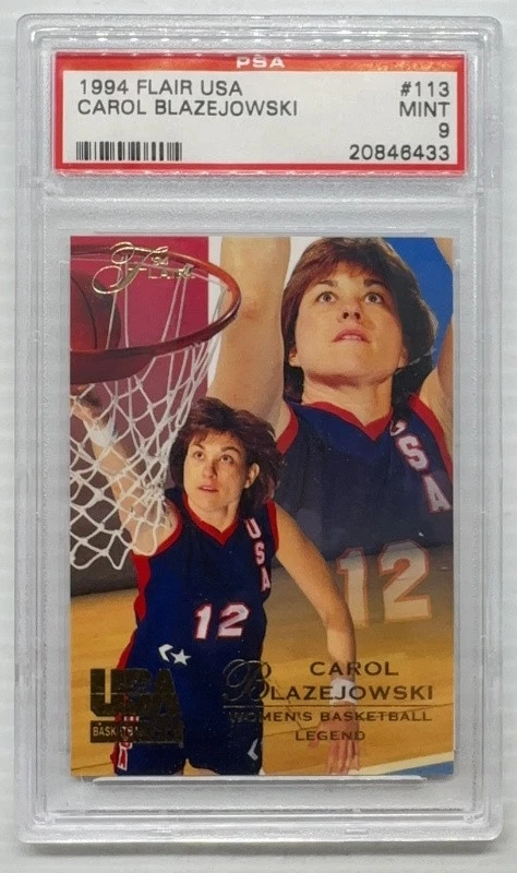 Carol Blazejowski trading card