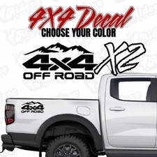 4x4 Off Road Truck Suv Decal 2pcs 4x4 Off Road Truck Suv Decal 2pcs