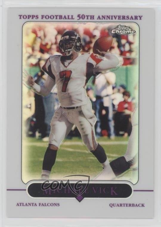 2005 Topps Chrome Refractor Michael Vick #23 09gn