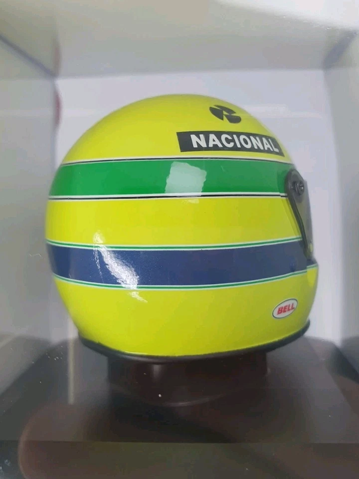 F1 Ayrton Senna Lotus JPS 1985 Helm Maßstab 1:5 + JPS Decals DeAgostini NEU OVP - Bild 2 von 4