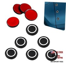 Car Bumper Anti Collision Stickers, Body Rubber Scratch Guard 10 PCS Black