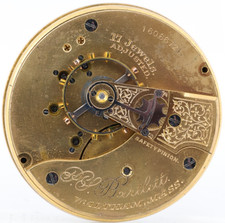 WALTHAM P.S. BARTLETT 18s 17j 16066721 GRADE 87 POCKET WATCH MOVEMENT DD