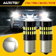 382 1156 Ba15s Led White P21w Reverse Indicator Fog Stop Tail Brake Light Bulbs