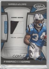 2009 Certified Fabric of the Game Prime 33/50 DeAngelo Williams #39 2r7
