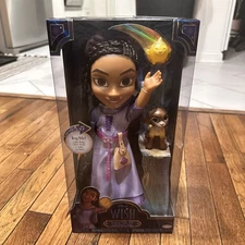 Disney’s 14'' Wish Singing Asha with Valentino & Star Large Doll NIB