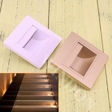 1/5/10 LED 1.5W Recessed Wall Lamp Fixture Stair Light Warm Step Pathway 85-240V