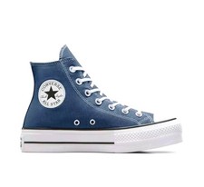 Blue Converse Chuck Taylor All Star High Lift Platform Women