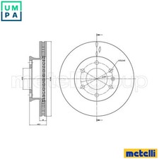 2x BRAKE DISC 23-0881 FOR VW CRAFTER/30-50/Platform/Chassis/Van/30-35/Bus 2.0L