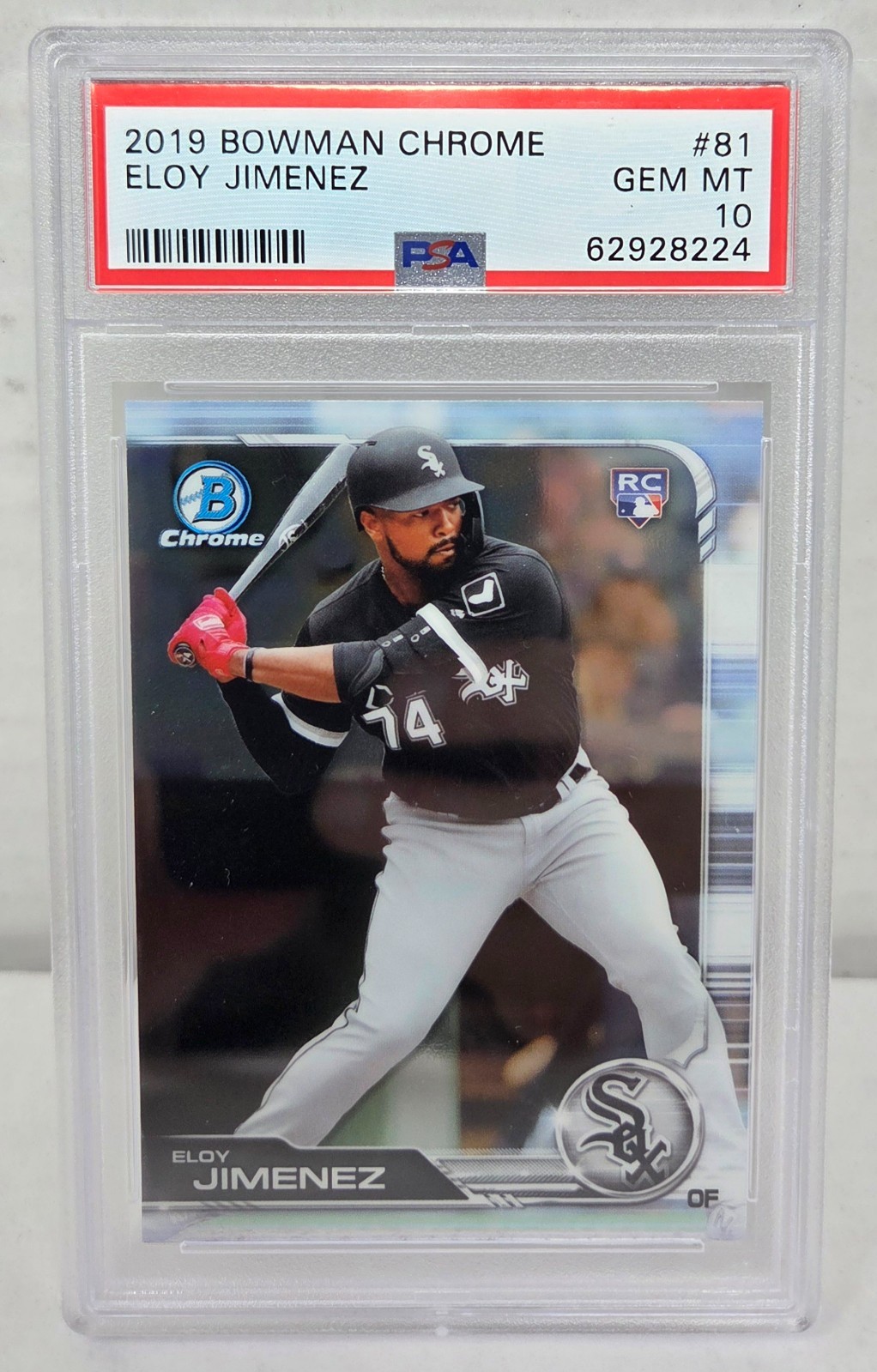 2019 Bowman Chrome ELOY JIMENEZ RC ROOKIE CARD PSA 10 GEM MINT