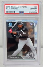 2019 Bowman Chrome ELOY JIMENEZ RC ROOKIE CARD PSA 10 GEM MINT