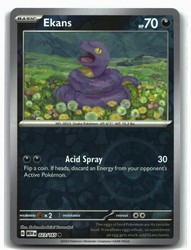 Ekans 023/165 Scarlet & Violet 151 Reverse Holo Common