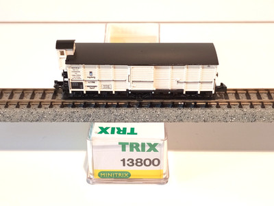 K. BAY 3 AXLE MILK TRANSPORT WAGON. ERA I MINITRIX 13800 (G488)