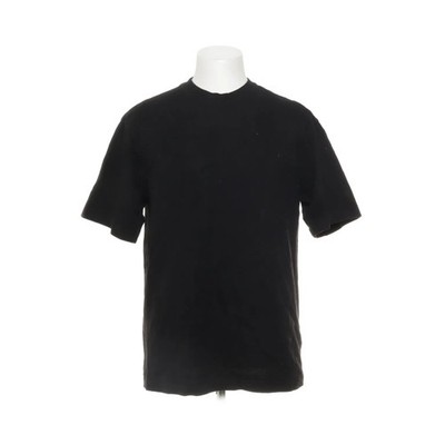 H&M, T-shirt, Größe: M, RELAXED FIT, Schwarz, Baumwolle, Einfarbig, Herren #XUz