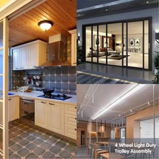 Trolley Assembly Beam Roller Curtain Sliding Door Pulling Lifting Hoists❀