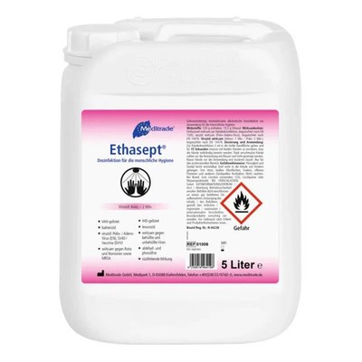 Meditrade Ethasept Händedesinfektionsmittel - 5 Liter  | Kanister (5 l)