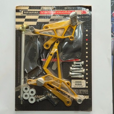 VALTERMOTO #PES08 REARSETS TYPE2/GOLD,GSX-R750/96-99Y/BACK28mm/UP24mm