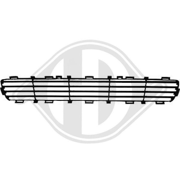 LüFtungsgitter StoßFäNger Diederichs 6624045 FüR Toyota Mitte Vorne-image