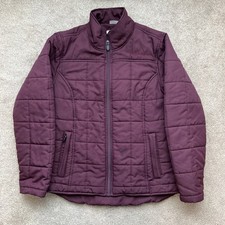 Ariat Jacket Womens Medium Burgundy Insulated Equestrian Western Workwear Warm