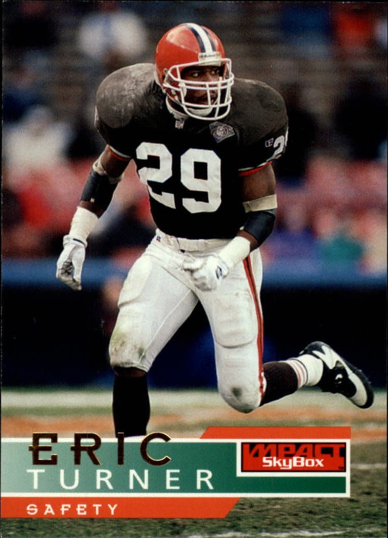 1995 SkyBox Impact #33 Eric Turner - FB